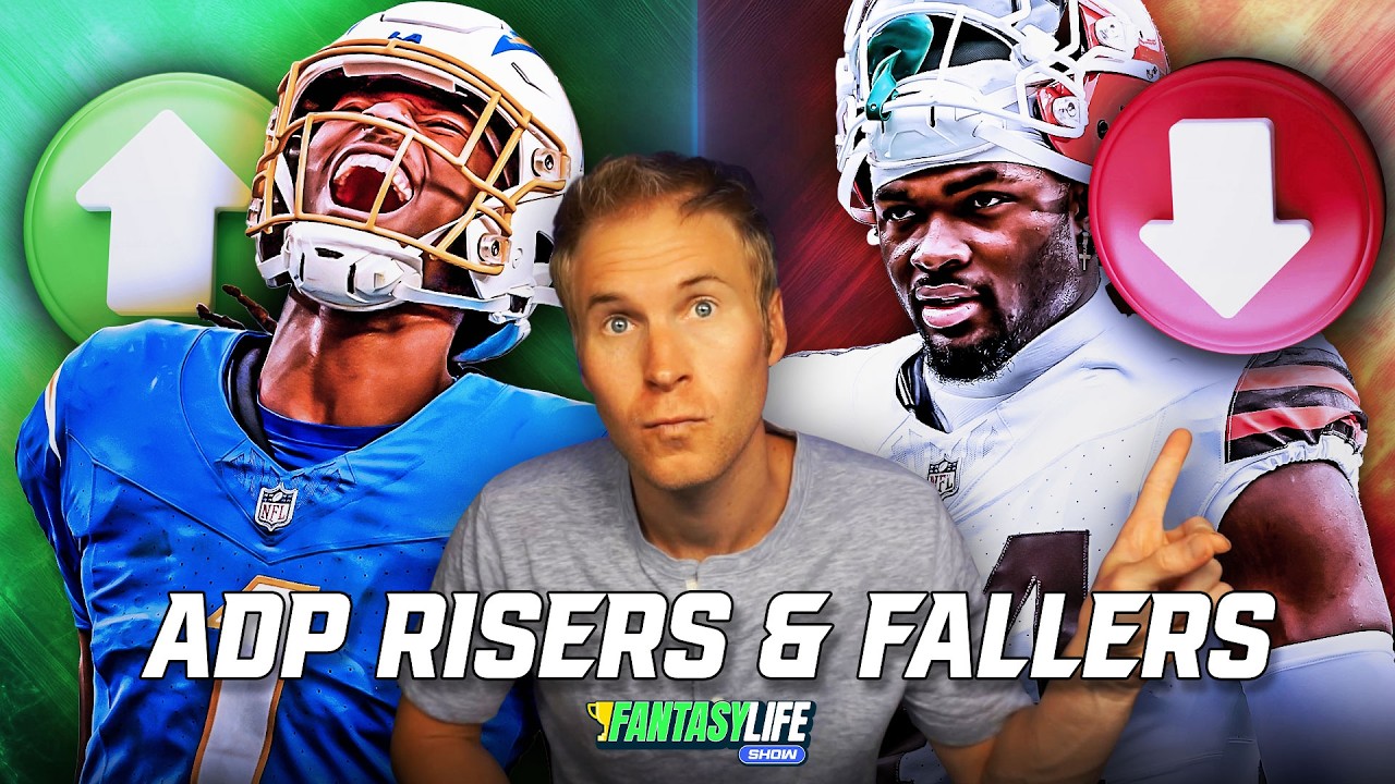 ADP Risers & Fallers in 2026 Fantasy Football (+Underdog Best Ball Draft)